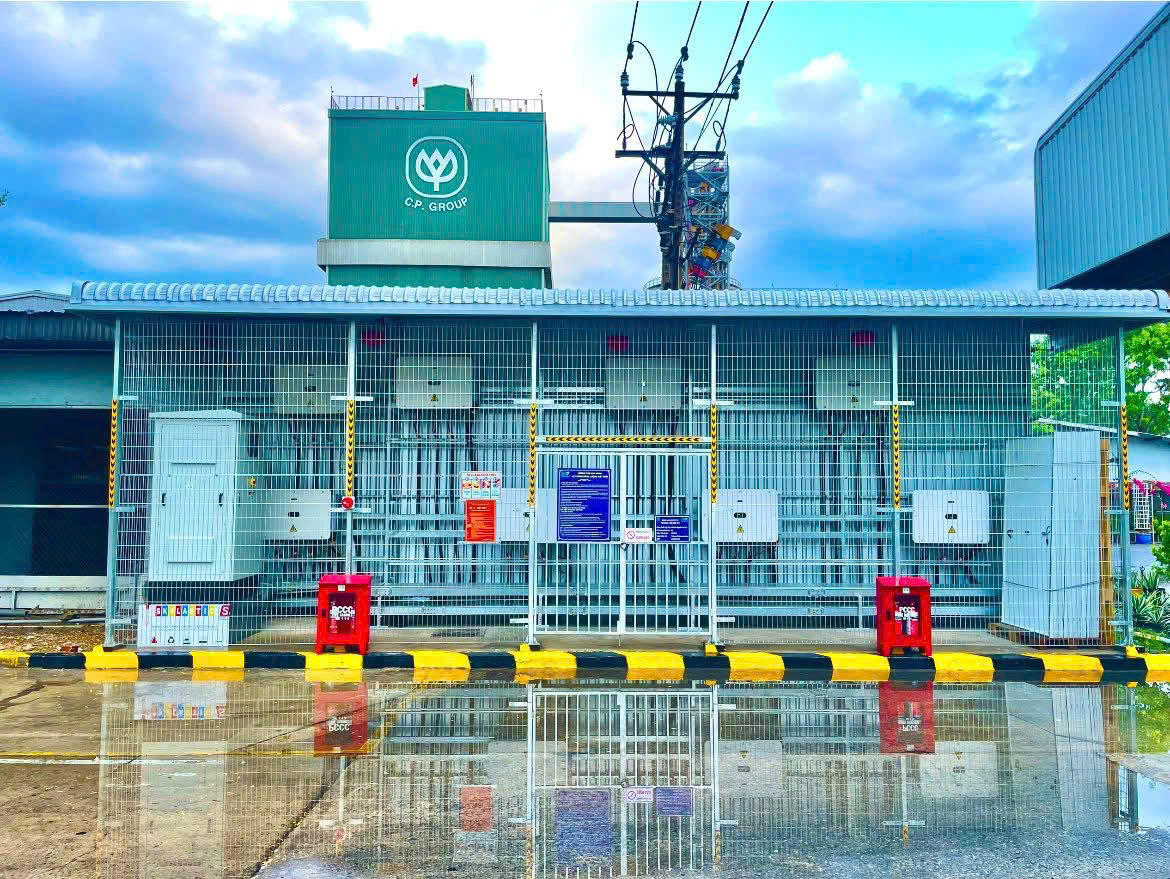 Nhà trạm lắp đặt inverter